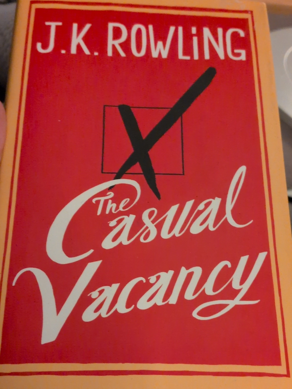 A Casual Vacancy JK Rowling Hardcover Novel